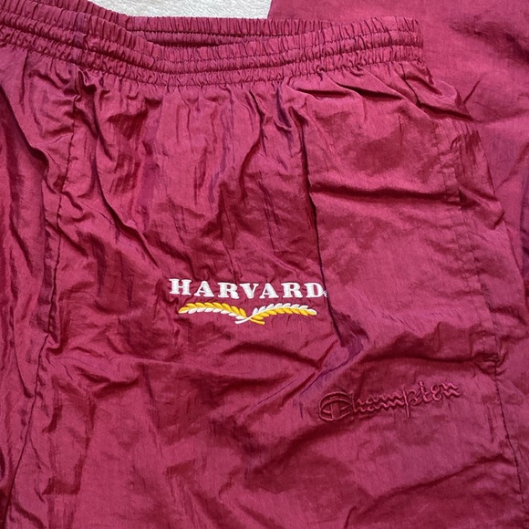 Harvard vintage pull on wind breaker pants lined w/ knit t-shirt material Sz XL - Picture 7 of 8